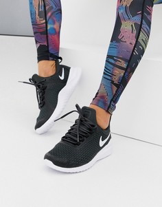 Черно-белые кроссовки Nike Running Renew Rival-Черный