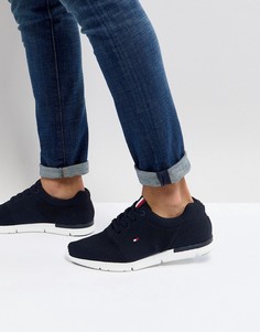 Темно-синие сетчатые кроссовки с флагом Tommy Hilfiger Tobias-Темно-синий