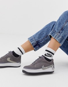 Кроссовки Nike Grey Air Force 1 Jester-Серый