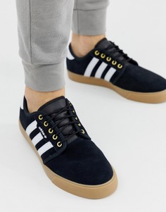 Черные кроссовки adidas Originals Seeley-Черный
