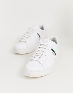 PS Paul Smith Rex leather trainers in white-Белый