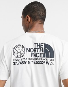 Белая футболка с логотипом The North Face-Белый