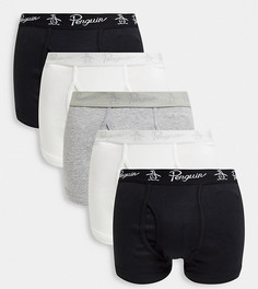 Набор из 5 пар трусов Original Penguin-Многоцветный