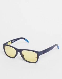 Солнцезащитные очки унисекс в синей оправе Tommy Jeans 0025/S-Голубой