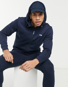 Темно-синий свитшот на сквозной молнии от комплекта Jack & Jones Core