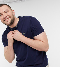 Темно-синяя футболка из хлопка пима с логотипом Lacoste-Темно-синий