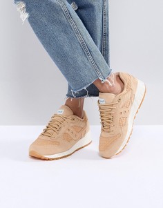 Светло-коричневые кроссовки Saucony 5000-Бежевый