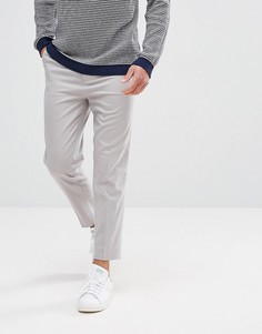 Серые зауженные брюки ASOS-Серый