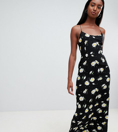 Платье макси на бретельках с цветочным принтом ASOS DESIGN Tall-Мульти
