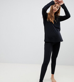 Комбинируемые пижамные трикотажные леггинсы ASOS DESIGN Maternity-Черный
