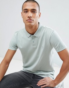 Светло-зеленое поло с логотипом Tom Tailor-Зеленый