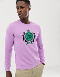Свитшот с принтом Scotch & Soda-Фиолетовый