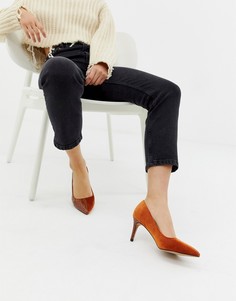 Туфли на среднем каблуке ASOS DESIGN Sync-Рыжий