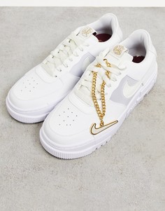 Белые кроссовки Nike Air Force Pixel-Белый