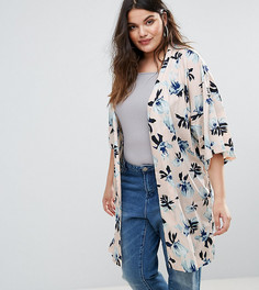 Кимоно с цветочным принтом Junarose-Мульти