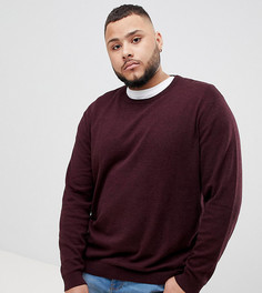 Красный трикотажный джемпер с круглым вырезом Jack & Jones Essentials