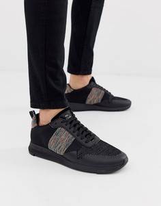 Черные сетчатые кроссовки со светоотражающей отделкой PS Paul Smith Rapid-Черный