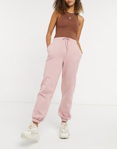 Пыльно-розовые oversized-джоггеры ASOS DESIGN-Розовый цвет