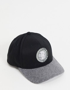 Черная флисовая бейсболка Mitchell & Ness NBA Brooklyn Nets greyton-Черный цвет