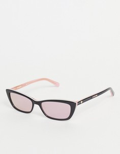 Солнцезащитные очки с узкими линзами Love Moschino-Черный цвет