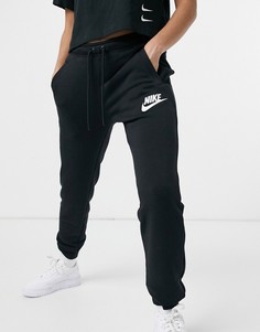 Черные джоггеры с логотипом Nike-Черный цвет