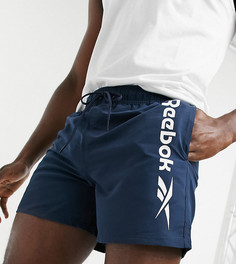 Темно-синие шорты для плавания Reebok-Голубой