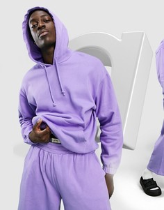 Oversized-худи фиолетового цвета от комплекта ASOS DESIGN-Сиреневый
