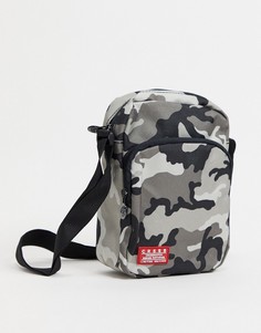 Дорожная сумка с камуфляжным принтом Crosshatch-Серый