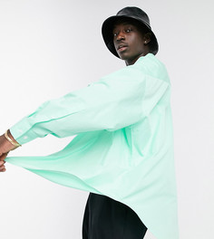 Oversized-рубашка в винтажном стиле цвета зеленого лайма ASOS DESIGN-Зеленый цвет