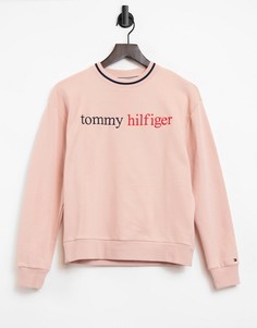 Розовый свитшот для дома Tommy Hilfiger-Розовый цвет