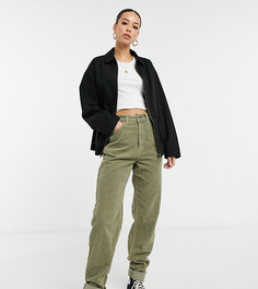 Черная хлопковая куртка с карманами ASOS DESIGN Tall-Черный цвет