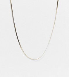 Эксклюзивная позолоченная цепочка с несколькими рядами плоских звеньев Image Gang Curve-Золотистый