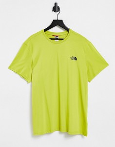 Зеленая футболка The North Face Simple Dome-Зеленый цвет