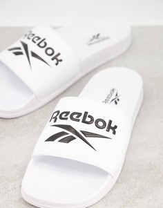 Белые шлепанцы Reebok Classic-Белый