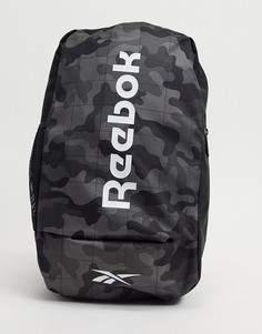 Рюкзак с камуфляжным принтом Reebok Training-Серый