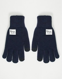 Перчатки Thomas Calvi-Темно-синий