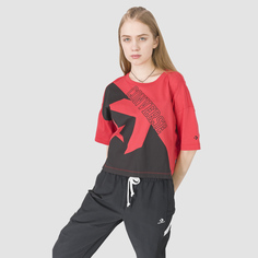 Converse Linear Wordmark Boxy Tee