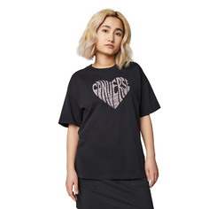 Converse Womens Heart Reverse Print Tee
