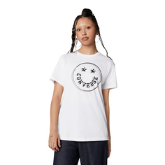 Converse Womens Happy Camper Smiley Relaxed Tee