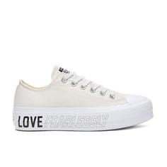 Converse Chuck Taylor All Star Love Fearlessly Platform Low Top