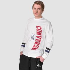 Converse Vertical Collegiate Text Ls T
