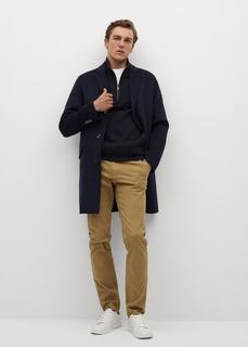 Брюки-чинос slim fit из саржи - Barna Mango