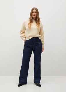 Джинсы с завышенной талией Wideleg - Lila Mango