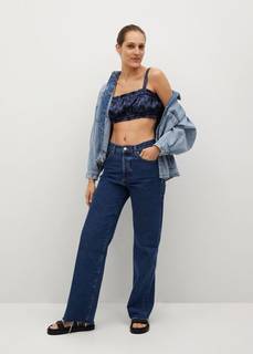 Укороченный топ с принтом - Bra Mango