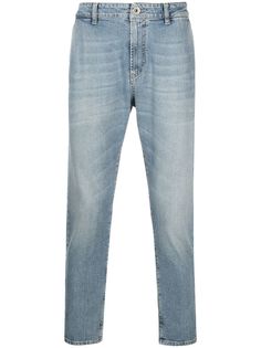 Brunello Cucinelli укороченные джинсы прямого кроя
