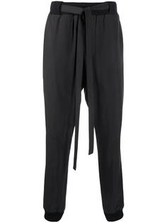 Ermenegildo Zegna спортивные брюки с завязками