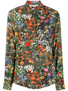 Stella McCartney рубашка с длинными рукавами и цветочным принтом