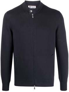 Brunello Cucinelli кардиган узкого кроя на молнии