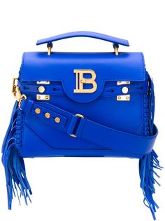 Balmain сумка-тоут B-Buzz 23 с бахромой