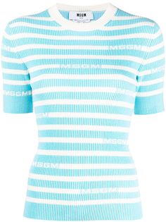 MSGM топ вязки интарсия с узором